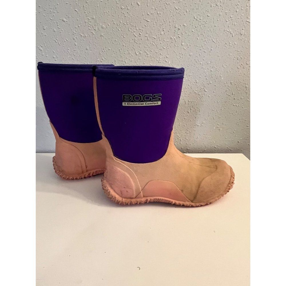 Bogs rubber winter rain boots Y: 4 EE